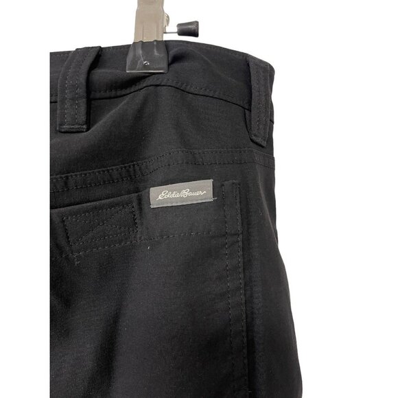 Eddie Bauer Pants Men's 36x30 Black Fleece Lined Tech Zip Pockets - Picture 7 of 7